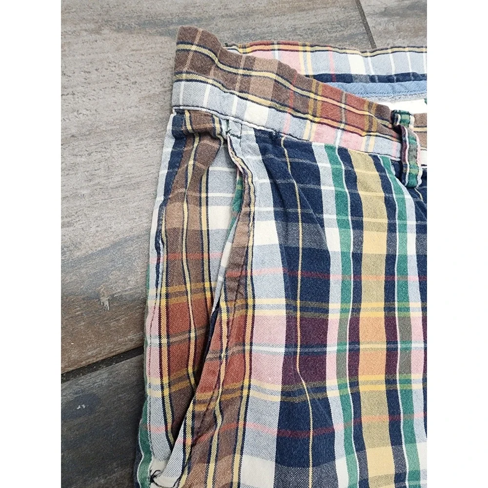 Polo Ralph Lauren India Madras Plaid Chino Shorts Classic Fit 6